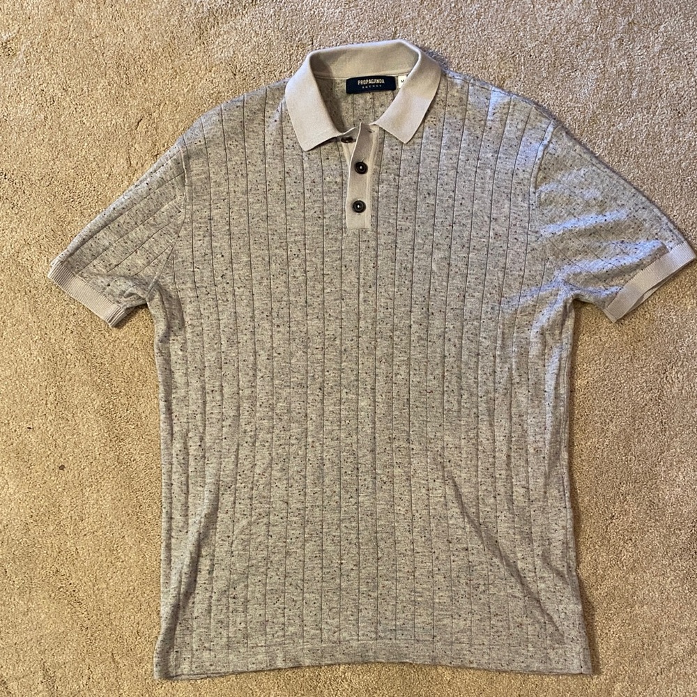 Propaganda Agency Gray Polo